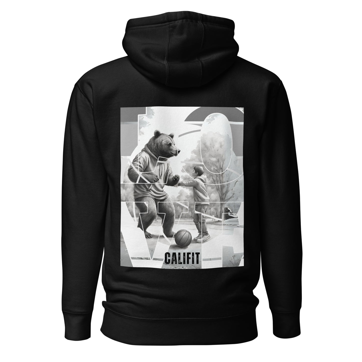 Basketball Bear Unisex Hoodie