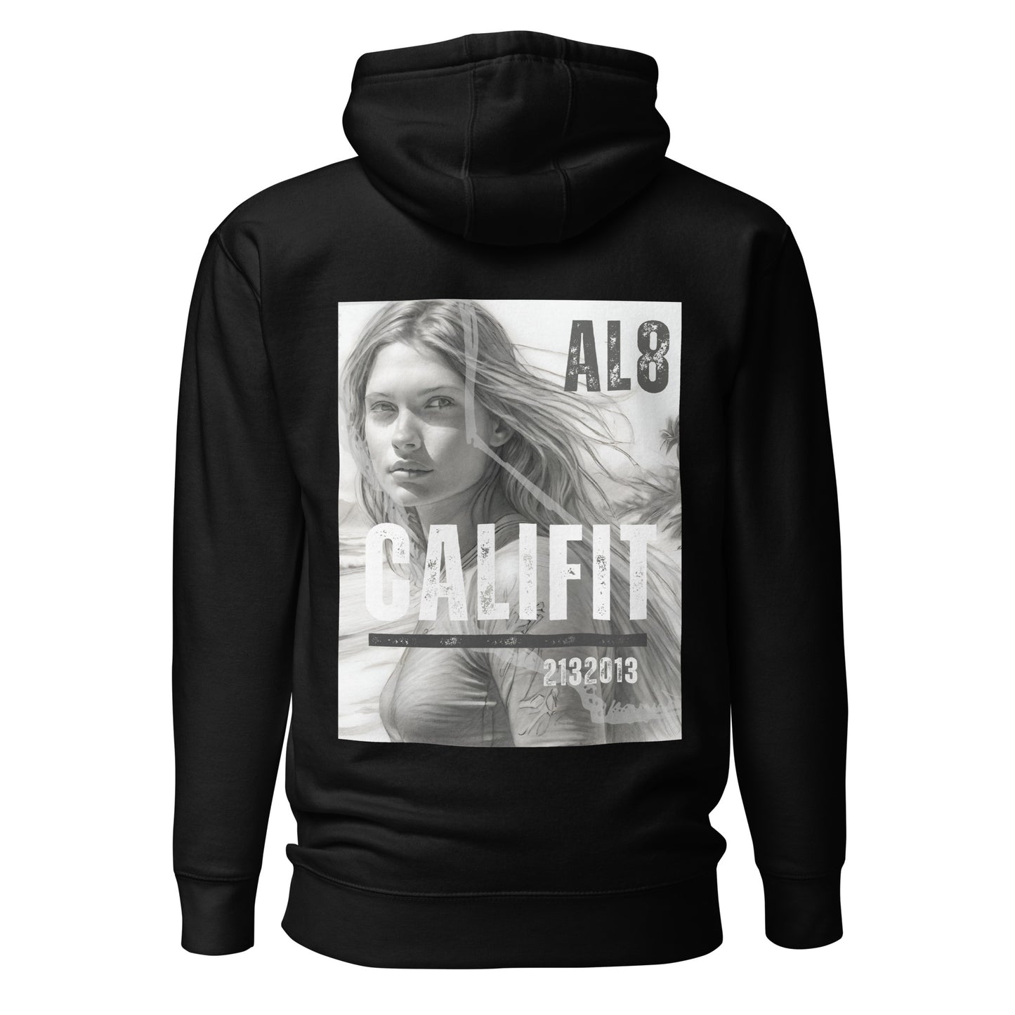Cali Surfer Girl Unisex Hoodie