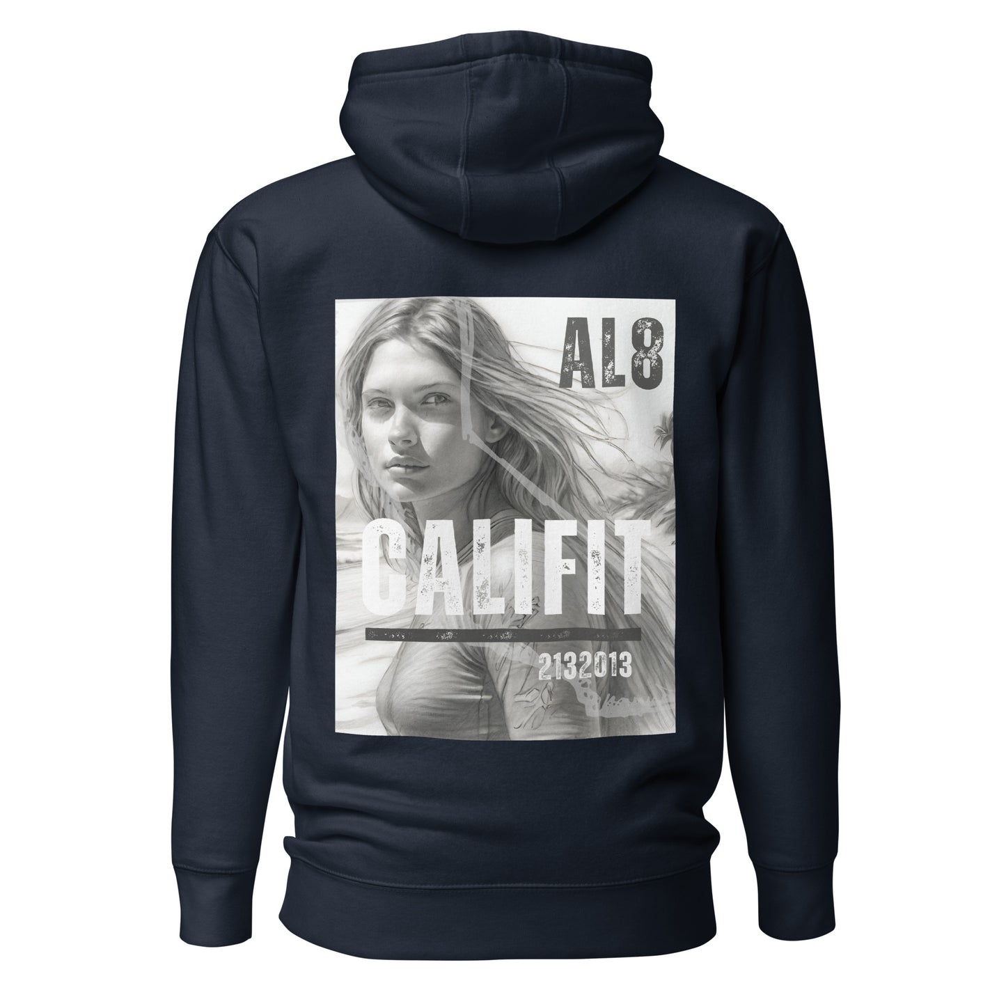 Cali Surfer Girl Unisex Hoodie