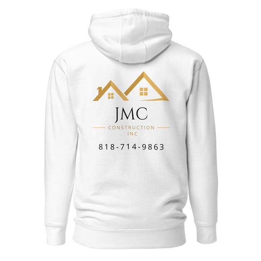 JMC Construction Hoodie White