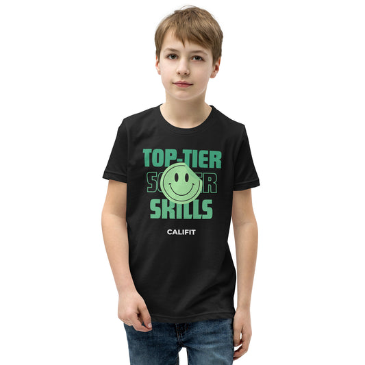 Youth TopTier SS Green Sticker T-Shirt